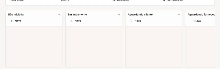 Board de projetos do DescomplicaPro